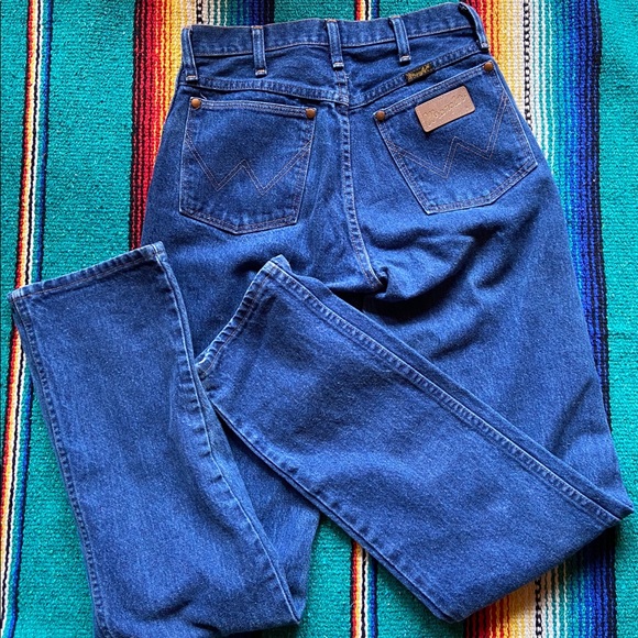 Vintage Wrangler Jeans 28x34 (Size 9) - Picture 3 of 4